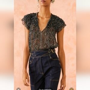 Ulla Johnson Cora Top In Dusk, XS